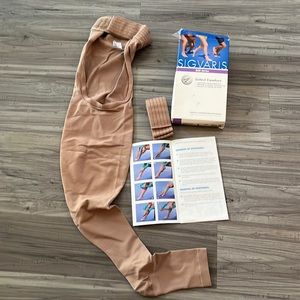 Sigvaris Thigh compression stocking. Like new. SZ S4 ( see chart in picture)